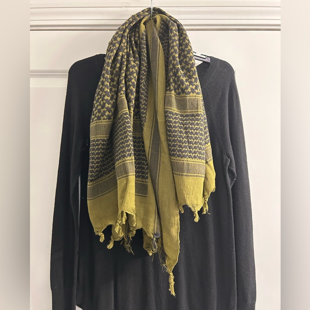 Large Multi Pattern Scarf - Picture 2 of 5